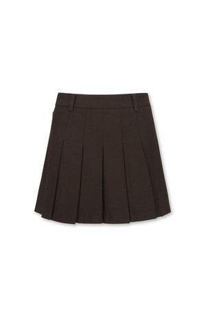 Women Basic Pleats Skort