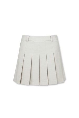 Women Basic Pleats Skort