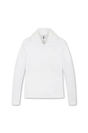 [Exclusive] Women Logo Knit Collar Quarter-Zip