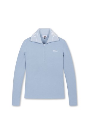 [Exclusive] Women Logo Knit Collar Quarter-Zip