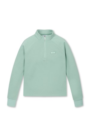 [Exclusive] Women Brushed Quarter-zip