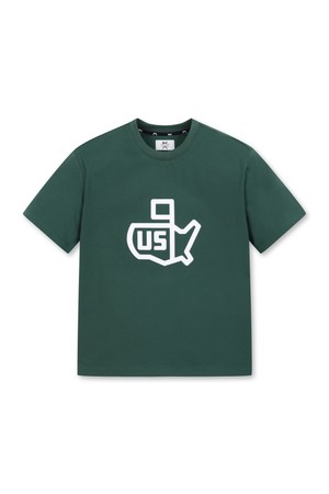 [WAAC X JONES] Women's US Logo SS Crewneck Top