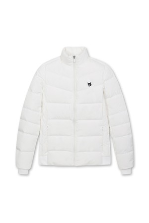 [Exclusive] Women jacquard logo Down Jacket