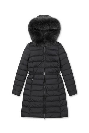 [Exclusive] Women Fox Fur Long Down Jacket