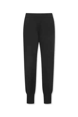 Women Long Rib Knit Jogger Pants