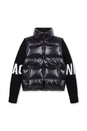 [Exclusive] Women Down Hybrid Knit Zip-up Jacket