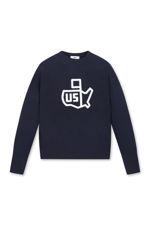 [WAAC X JONES] Women US Flag Sweater