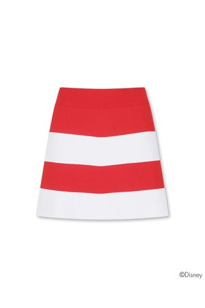 Women Bold Stripe Knit SkIrt