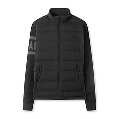 Men Knit Hybrid Down Full Zip Jacket (Niblick)-a