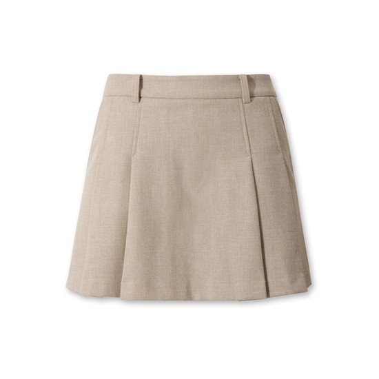 Women Winter pleats skirt