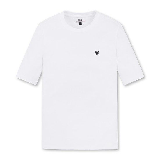 Women Cool Ribbed SS Crewneck Top