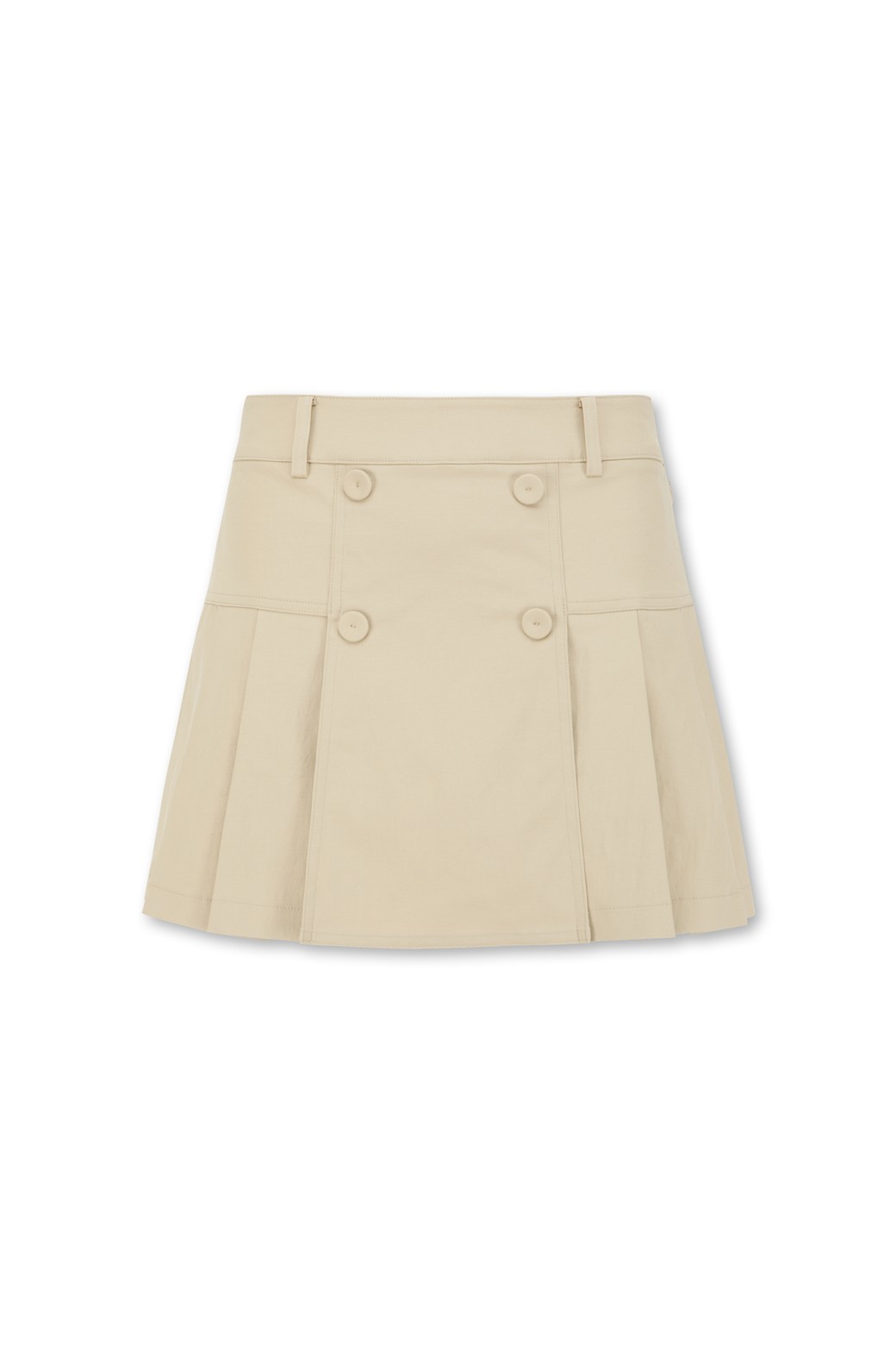 WAAC - 스커트 - Women Button Pleats Skort
