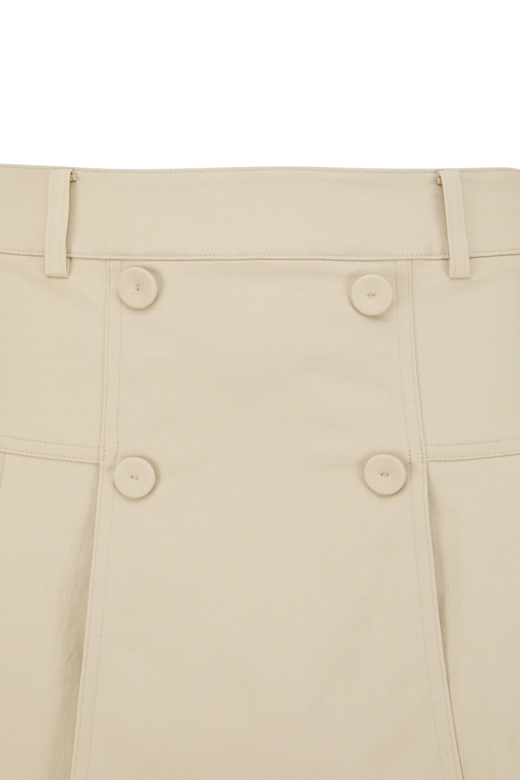 WAAC - 스커트 - Women Button Pleats Skort