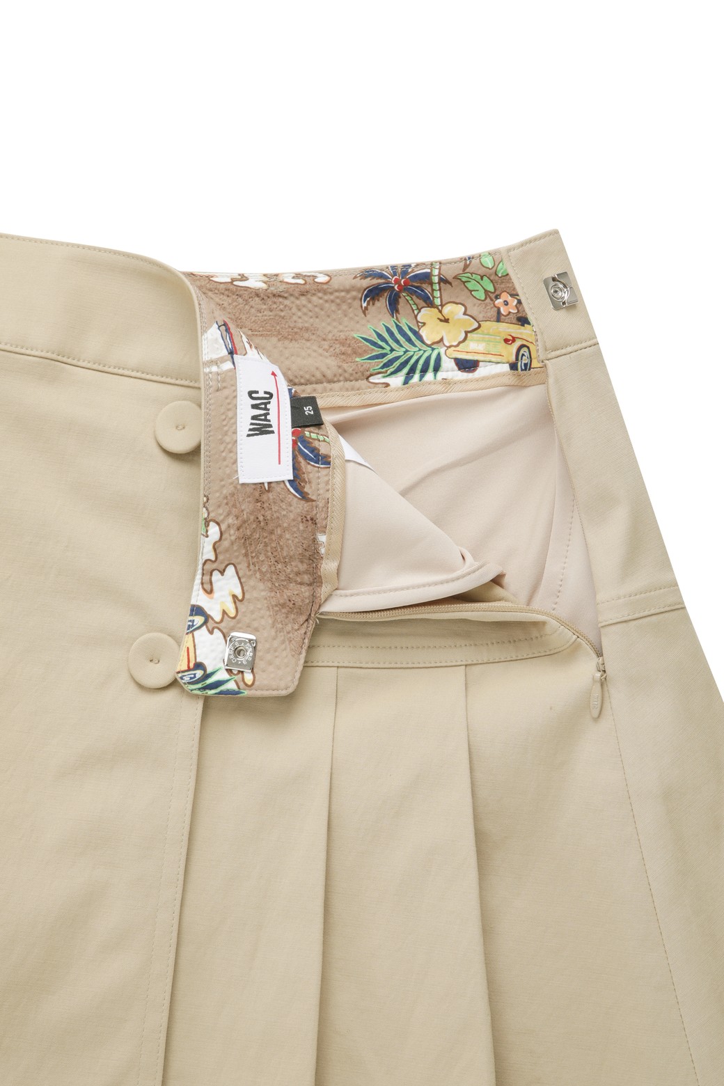 WAAC - 스커트 - Women Button Pleats Skort
