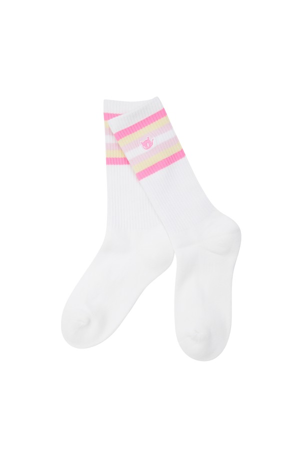 WAAC - 양말 - Women Color Stripe Socks