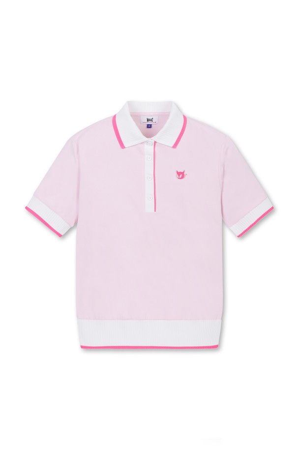 WAAC - 반팔 상의 - Athletic Women Rib Collar Polo