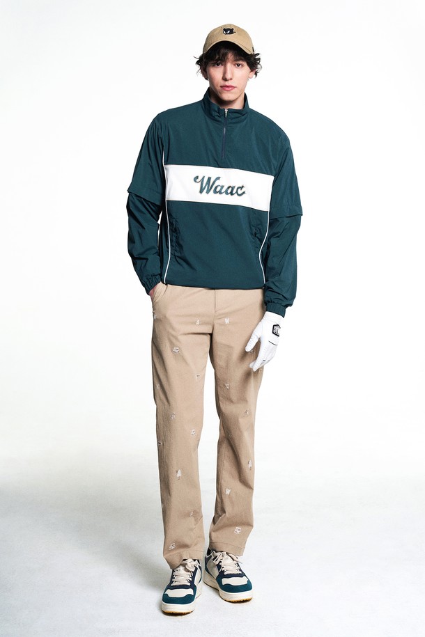 WAAC - 롱팬츠 - Men Patterned Embroidery Pants