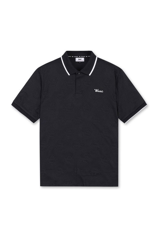 WAAC - 반팔 상의 - Men Jacquard SS Polo