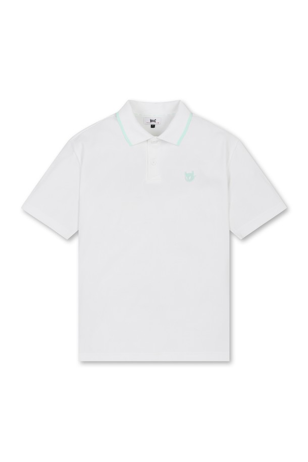WAAC - 반팔 상의 - Men Color Block Pique Rib SS Polo