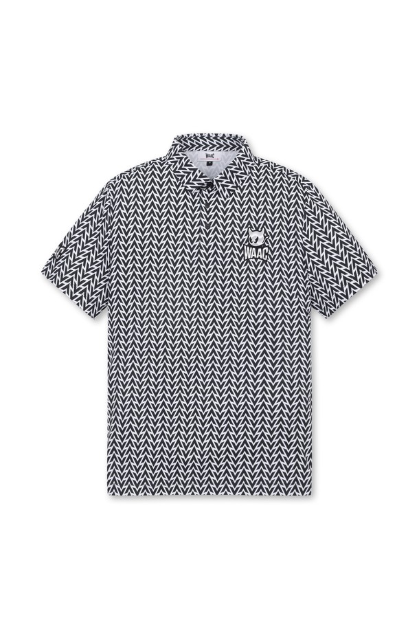 WAAC - 반팔 상의 - [Exclusive] Men Arrow Pattern SS Polo