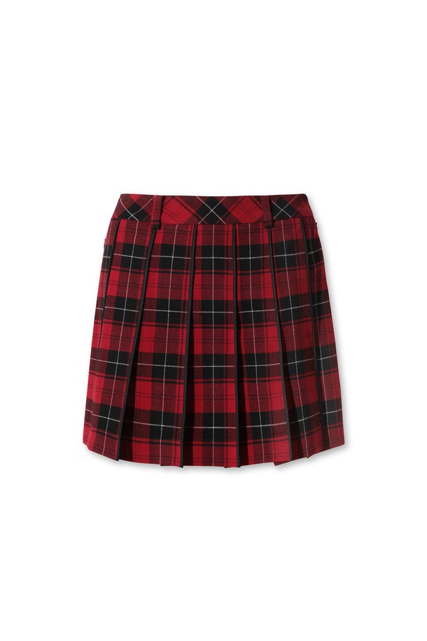 세련된 여성 골프룩을 위한 체크 패턴 플리츠 스커트입니다. 클래식한 스타일의 디자인으로, 겨울 시즌에 따뜻하게 착용할 수 있습니다. 레드와 블랙 두 가지 색상으로 제공되며, 활동적인 움직임을 돕는 기능성을 갖췄습니다. 속바지가 내장되어 편안함을 더하고, 사이드 콘솔 지퍼와 스냅 디테일로 포인트를 주었습니다. 미니스커트 타입의 플리츠 디자인으로, 필드 위에서 여성스러운 매력을 뽐내보세요.
