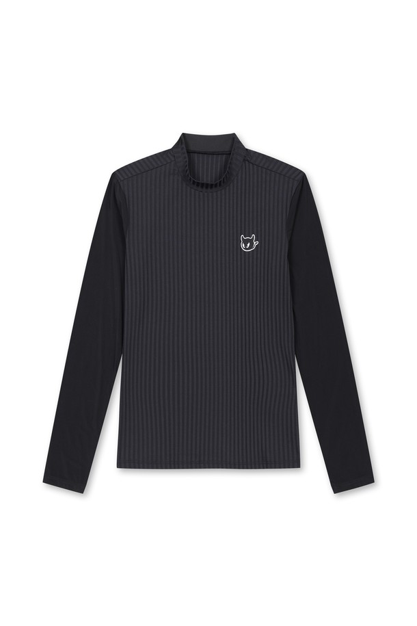 WAAC - 긴팔 상의 - Women Cool Ribbed Hybrid Mockneck Top