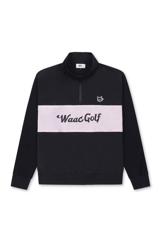 WAAC - 긴팔 상의 - Women Woven Hybrid Quarter-Zip Pullover