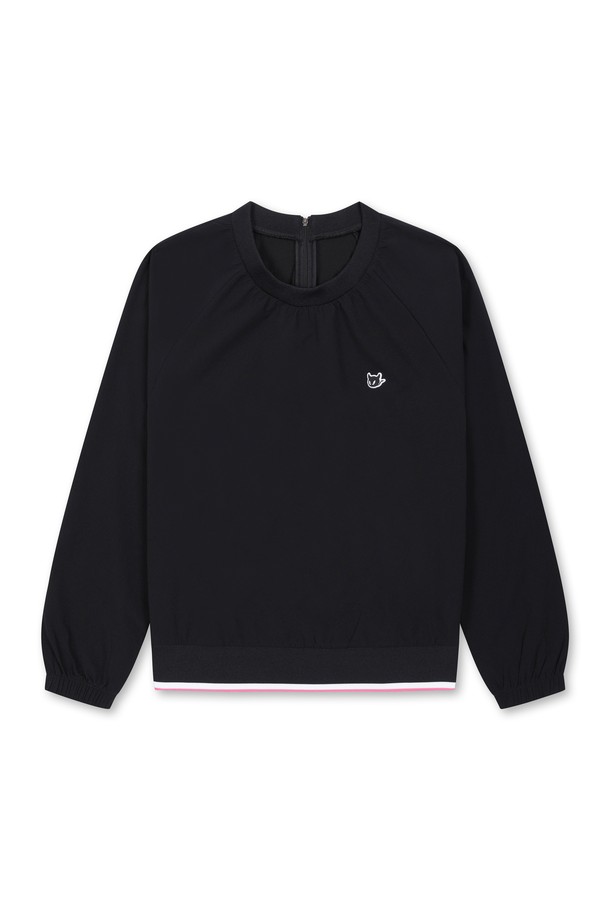 WAAC - 긴팔 상의 - Women Woven Hybrid Crewneck Pullover