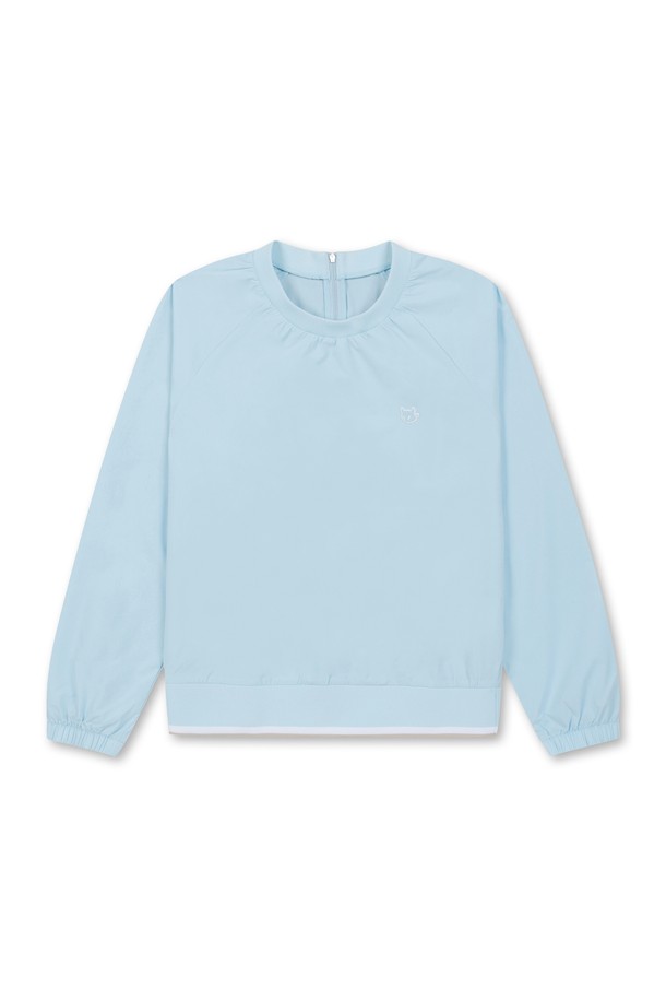 WAAC - 긴팔 상의 - Women Woven Hybrid Crewneck Pullover