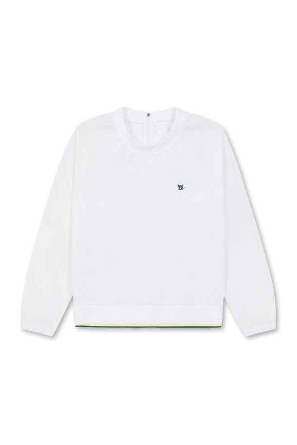 WAAC - 긴팔 상의 - Women Woven Hybrid Crewneck Pullover