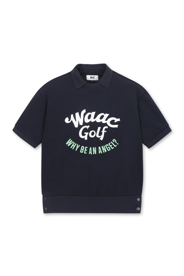 WAAC - 반팔 상의 - Women WAAC Logo Loose Fit Sweatshirts