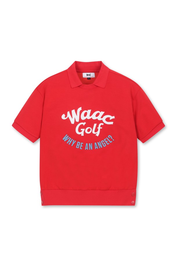 WAAC - 반팔 상의 - Women WAAC Logo Loose Fit Sweatshirts