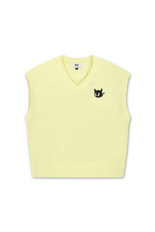 WAAC - 베스트/슬리브리스 - WAAC THE ORIGINAL Women WAACKY V-neck Knit Vest