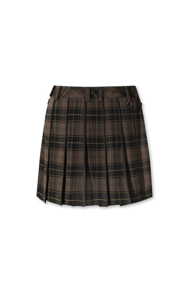 여성 체크 패턴 플리츠 스커트입니다. 클래식한 디자인과 미니멀한 스타일을 선호하는 여성분들을 위한 제품으로, 골프 및 스포츠 활동, 겨울 데일리룩에 적합합니다. 브라운과 블랙 두 가지 색상으로 출시되었으며, 활동성을 고려한 디자인으로 편안한 착용감을 제공합니다. 속바지가 내장되어 있어 안심하고 활동할 수 있으며, 사이드 콘솔 지퍼와 스냅 디테일로 포인트를 더했습니다. 미니스커트 기장의 플리츠 스커트로, 세련된 겨울 스타일을 연출해보세요.
