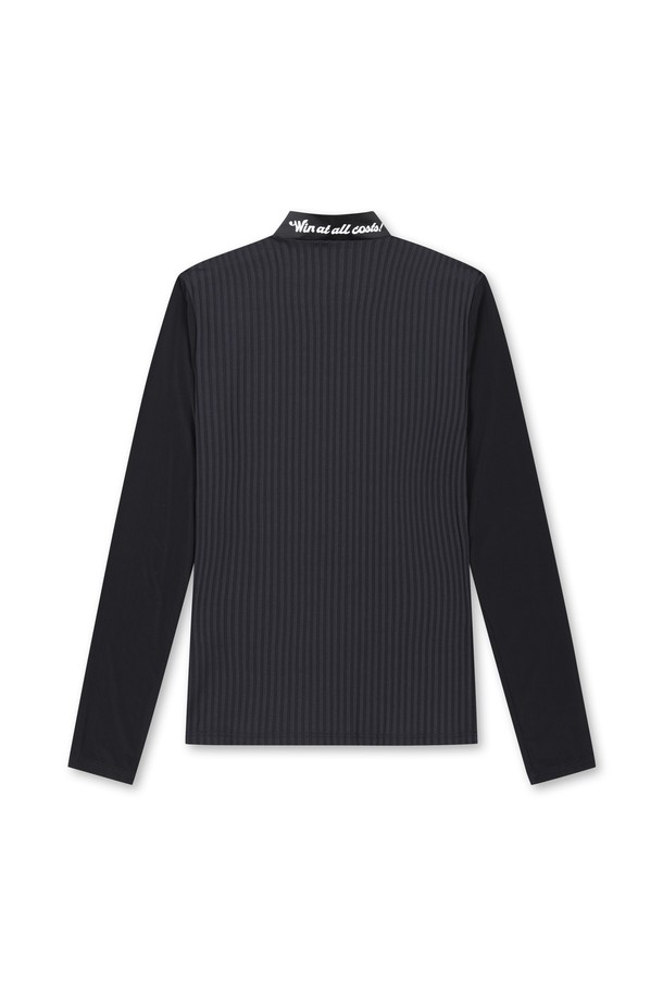 WAAC - 긴팔 상의 - Women Cool Ribbed Hybrid Mockneck Top