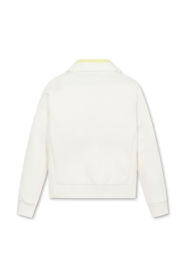 WAAC - 긴팔 상의 - Women Color Blocked Rib Quarter-Zip Sweatshirt