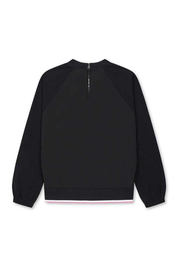 WAAC - 긴팔 상의 - Women Woven Hybrid Crewneck Pullover