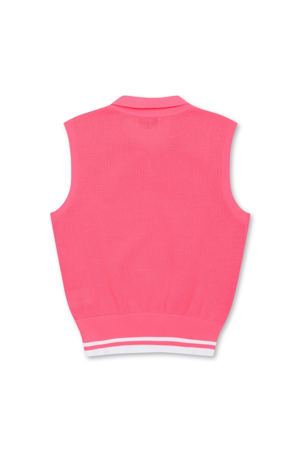 WAAC - 베스트/슬리브리스 - Women Mesh Polo Knit Vest