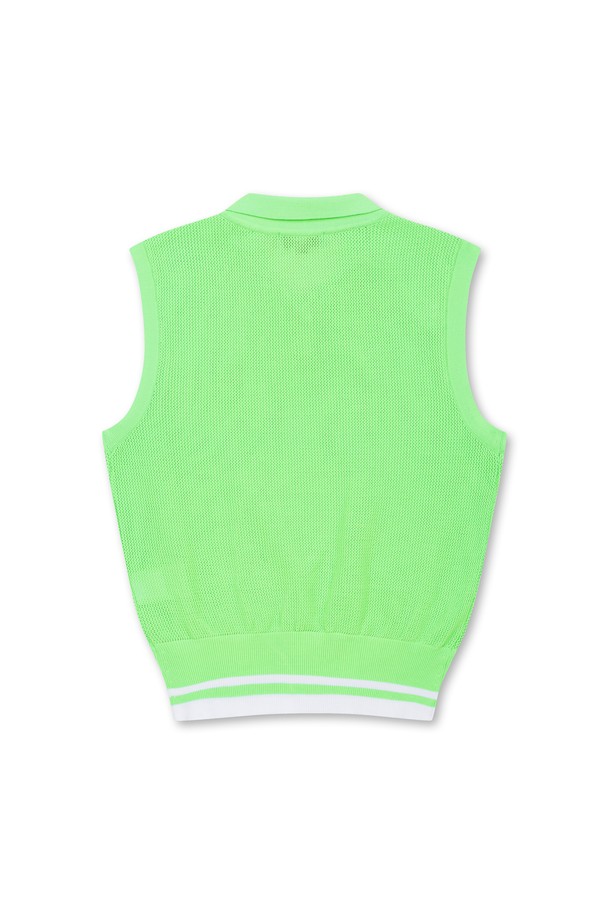 WAAC - 베스트/슬리브리스 - Women Mesh Polo Knit Vest