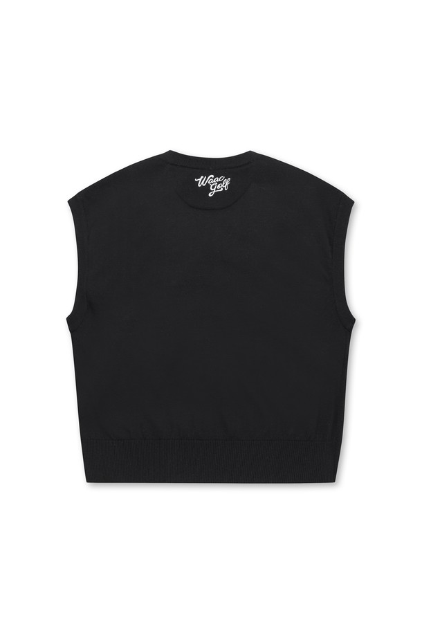 WAAC - 베스트/슬리브리스 - WAAC THE ORIGINAL Women WAACKY V-neck Knit Vest