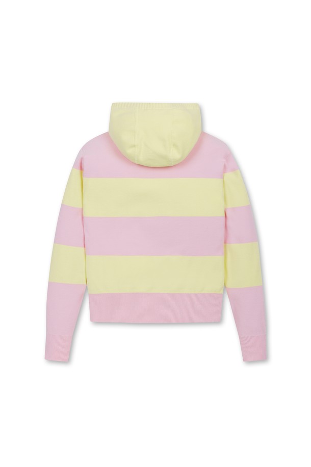 WAAC - 니트 - Women Bold Stripe Knit Hoodie