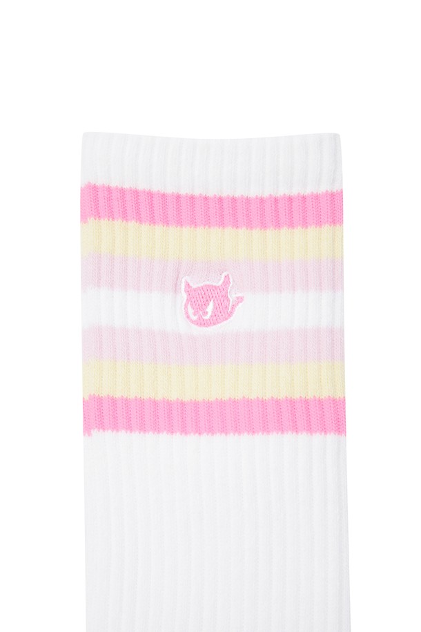 WAAC - 양말 - Women Color Stripe Socks