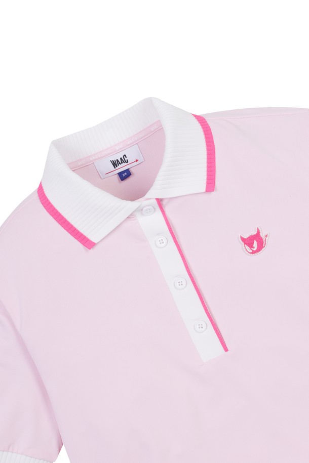 WAAC - 반팔 상의 - Athletic Women Rib Collar Polo