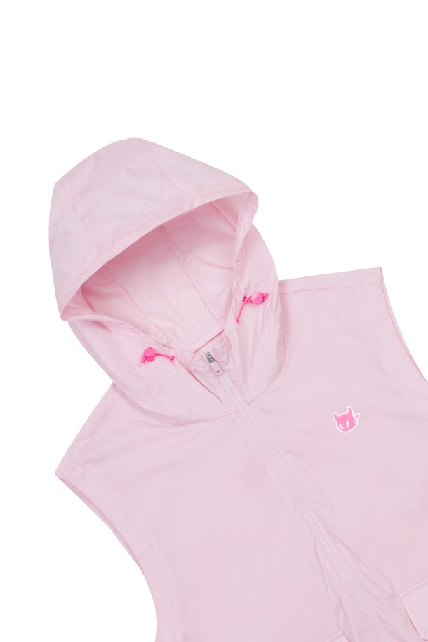 WAAC - 베스트/슬리브리스 - Athletic Women Zip-up Hoodie Vest