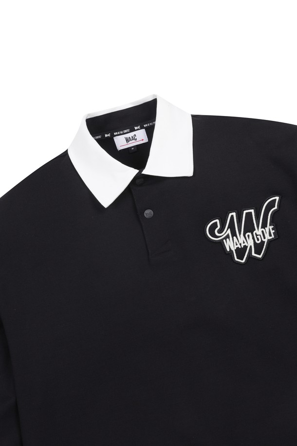 WAAC - 긴팔 상의 - Men WAAC Wappen LS Polo Sweatshirt