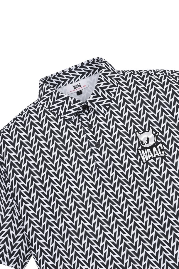 WAAC - 반팔 상의 - [Exclusive] Men Arrow Pattern SS Polo