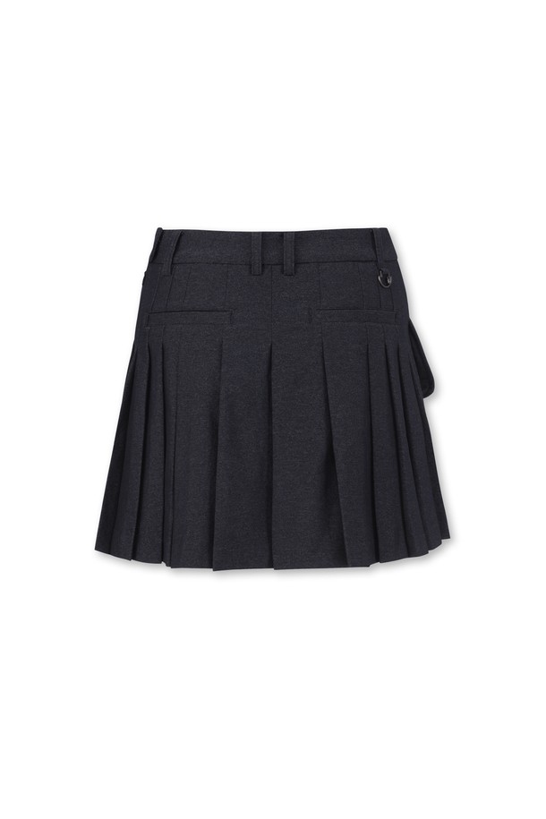 WAAC - 스커트 - Women Denim-like Pleats Skort