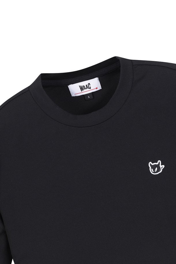 WAAC - 반팔 상의 - Women Cool Ribbed SS Crewneck Top