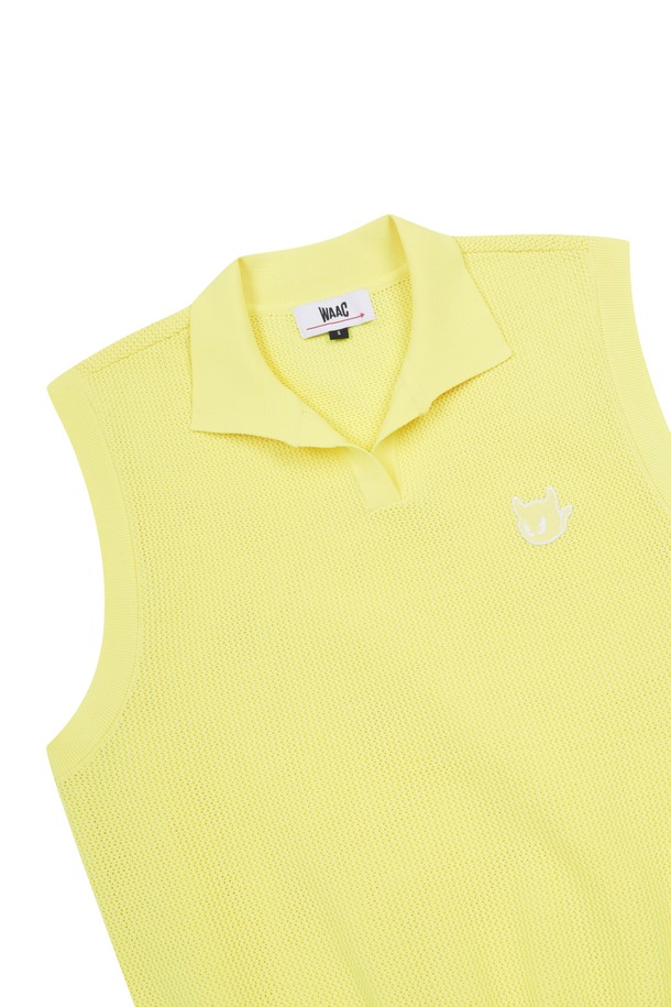 WAAC - 베스트/슬리브리스 - Women Mesh Polo Knit Vest