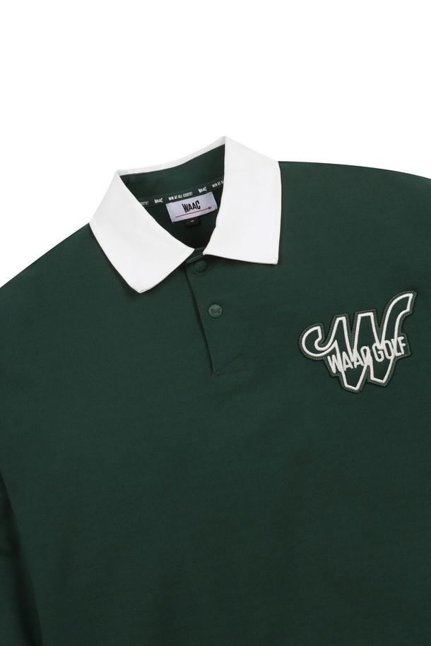 WAAC - 긴팔 상의 - Men WAAC Wappen LS Polo Sweatshirt